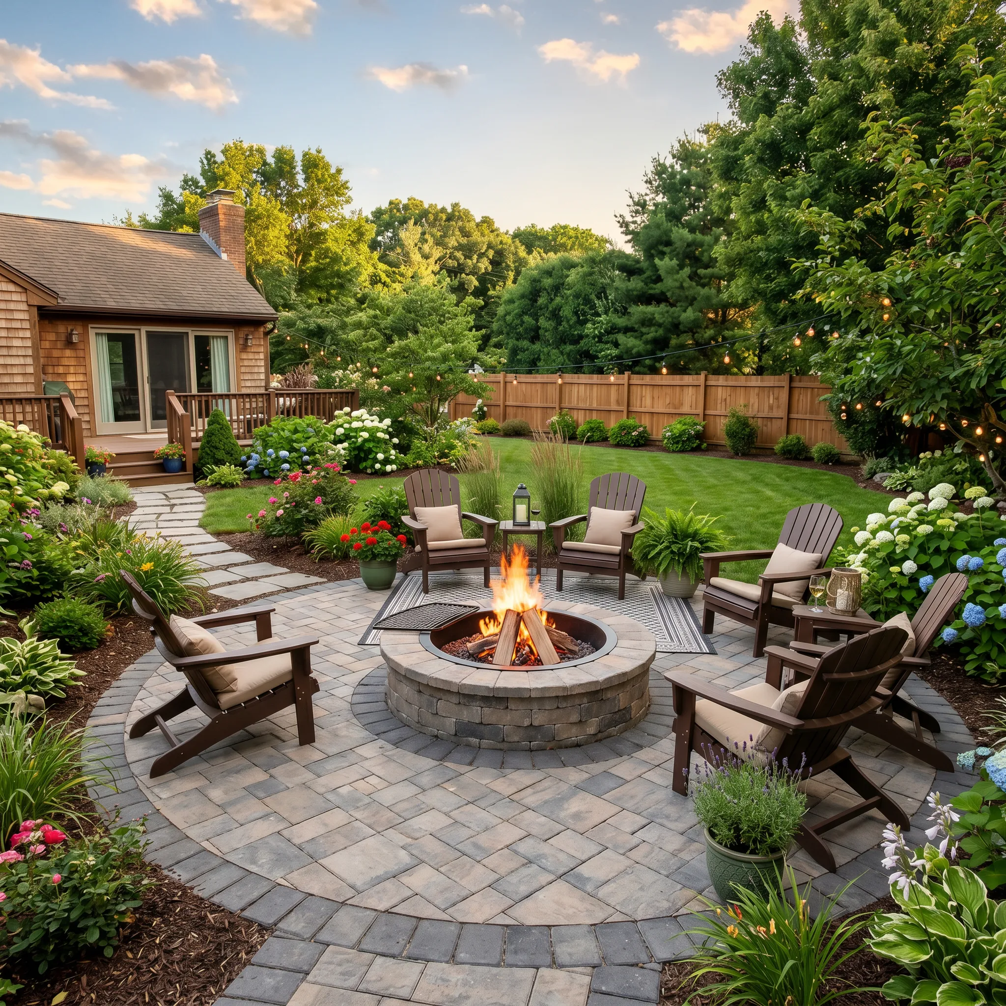 Affordable fire pit installation in Clarksville, TN