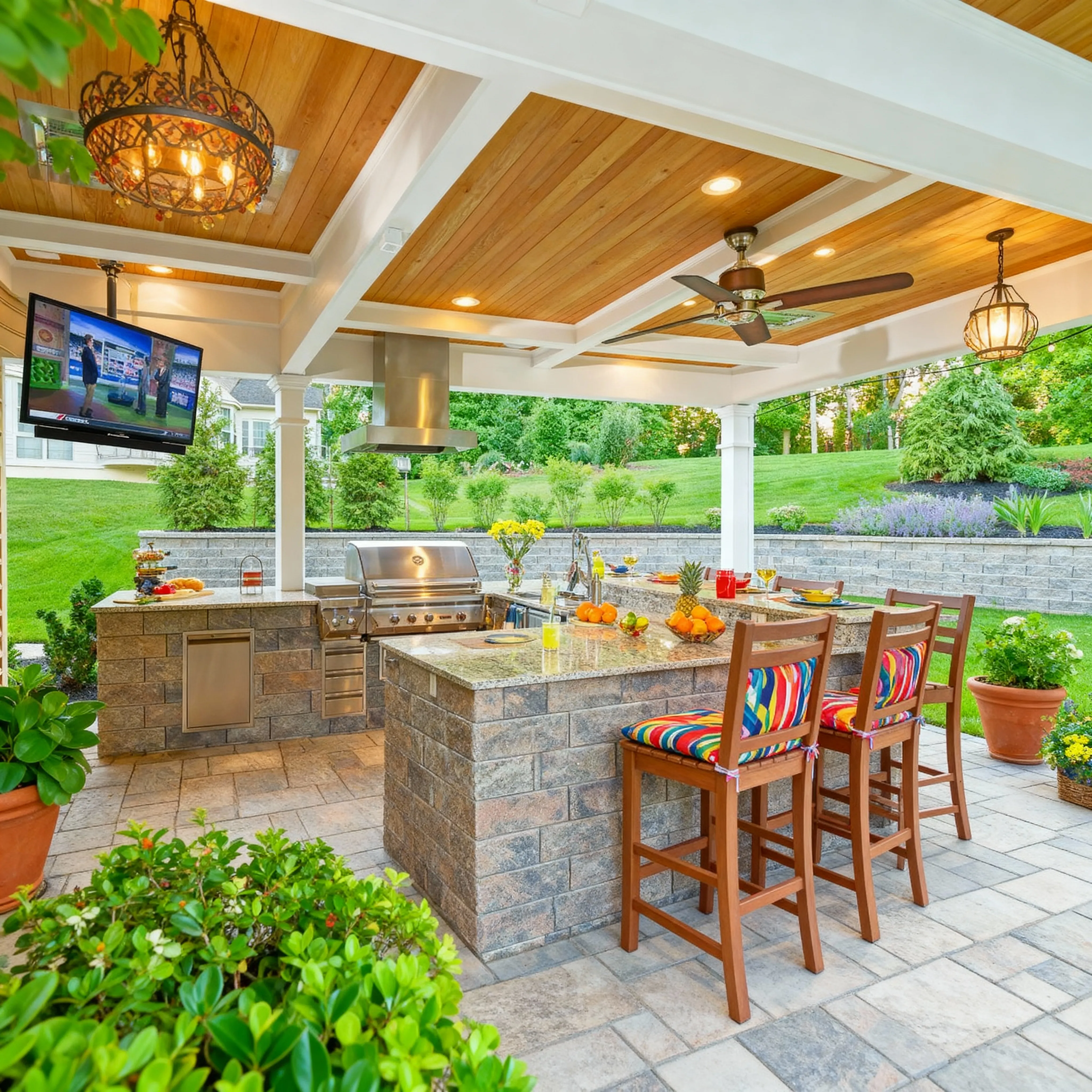 Outdoor cooking areas in Clarksville, TN