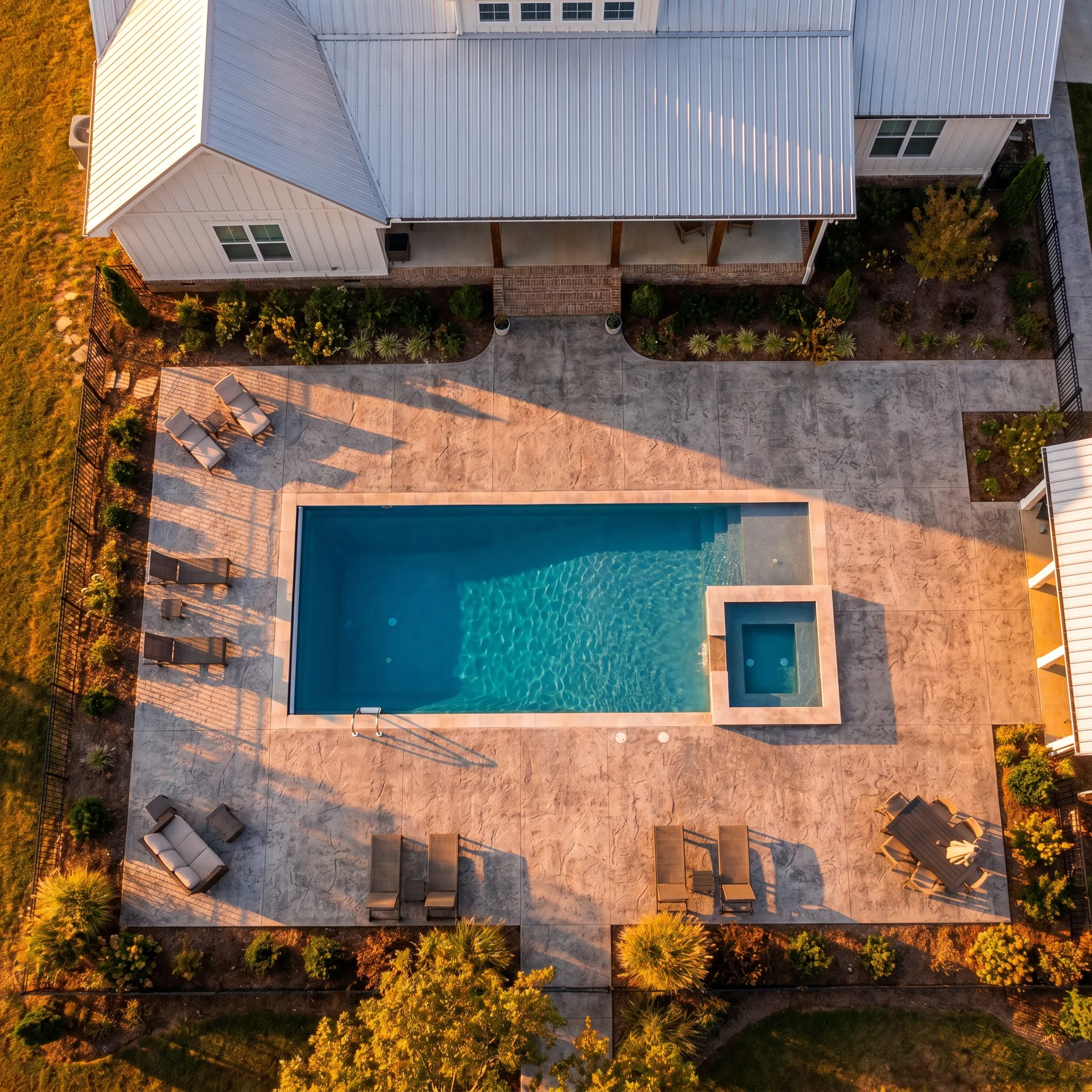 Pool deck construction in Montgomery County, TN
