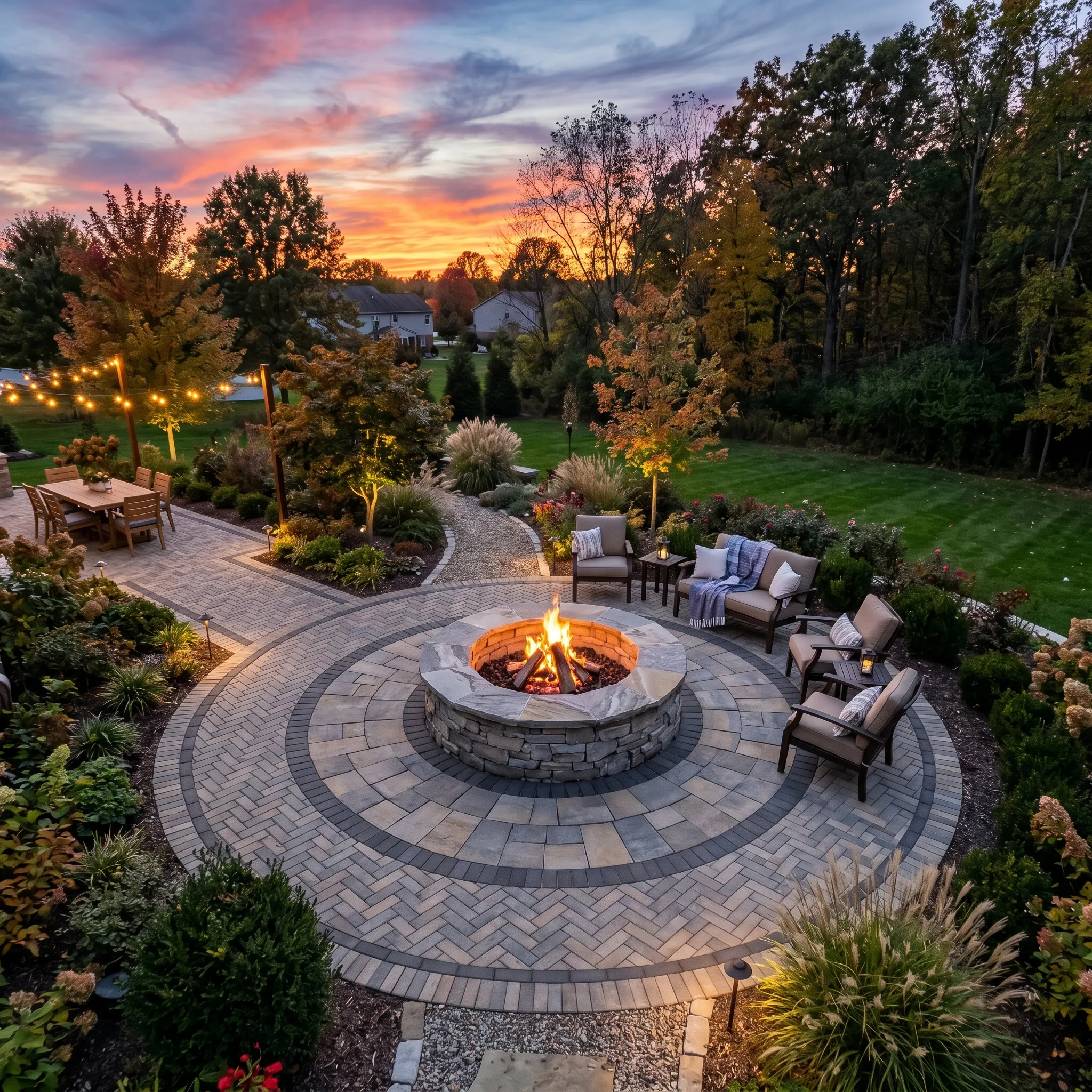 New fire pit setup in Clarksville, TN