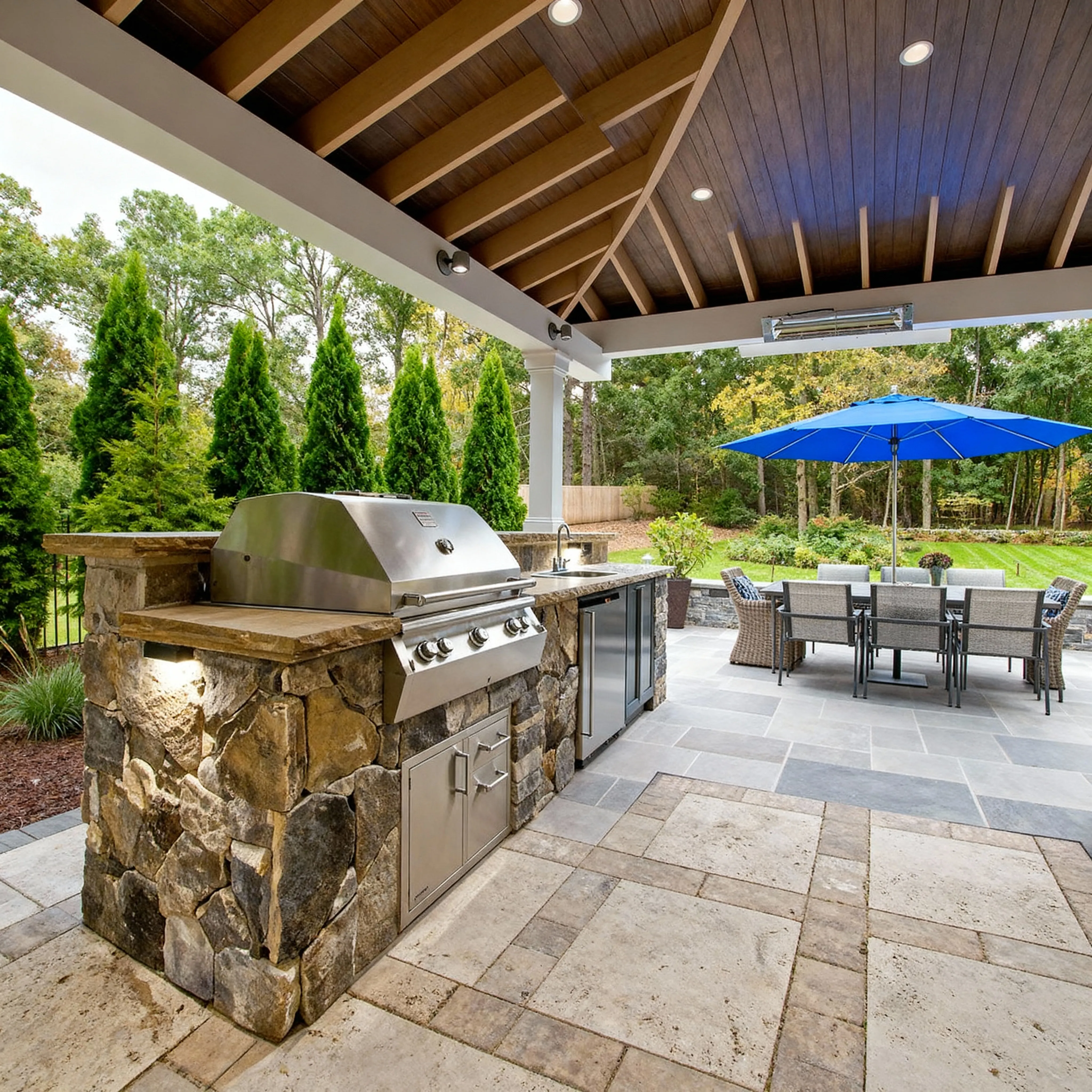 New outdoor kitchen installation in Tennessee