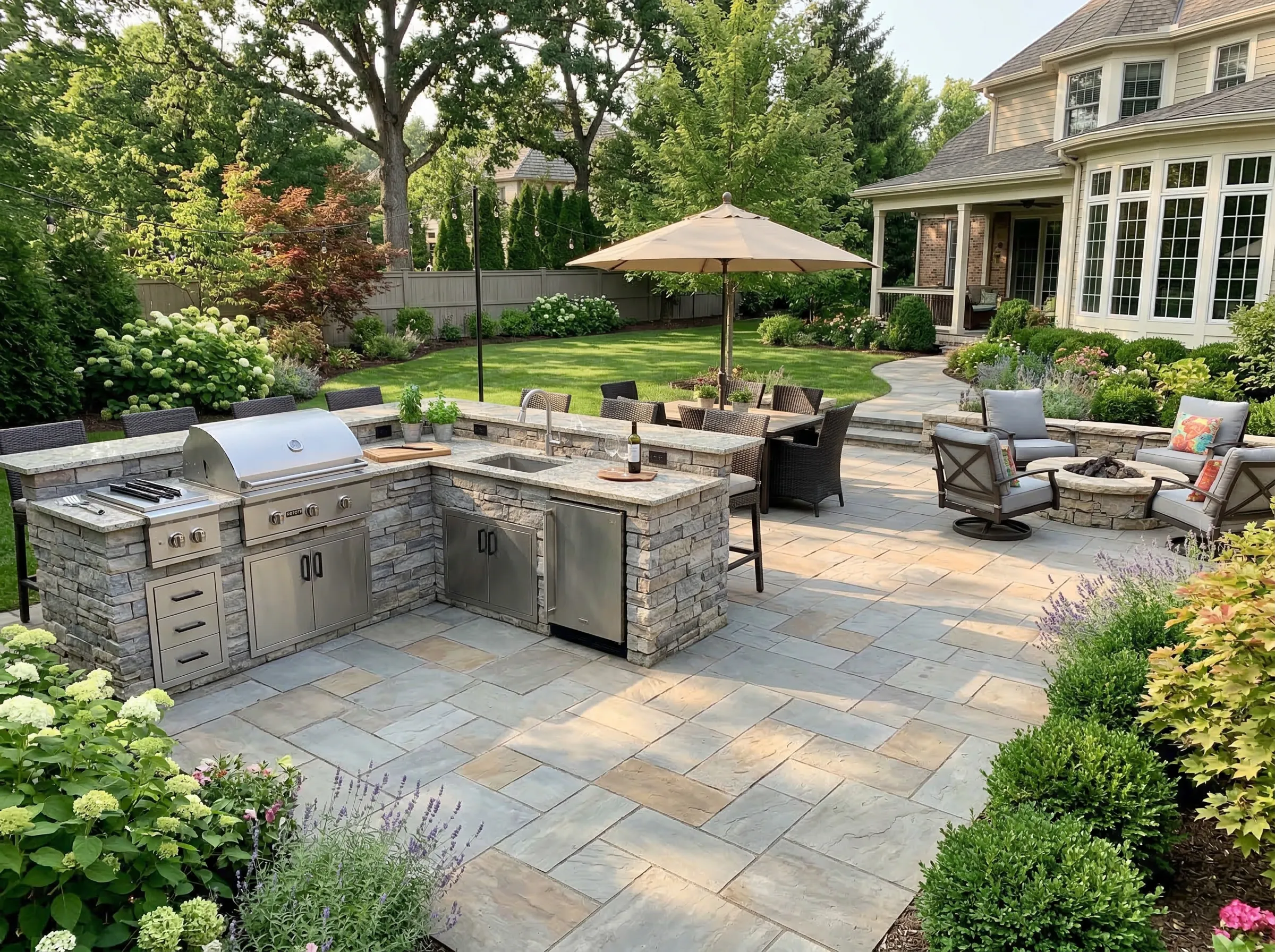 Backyard kitchen ideas in Clarksville, TN