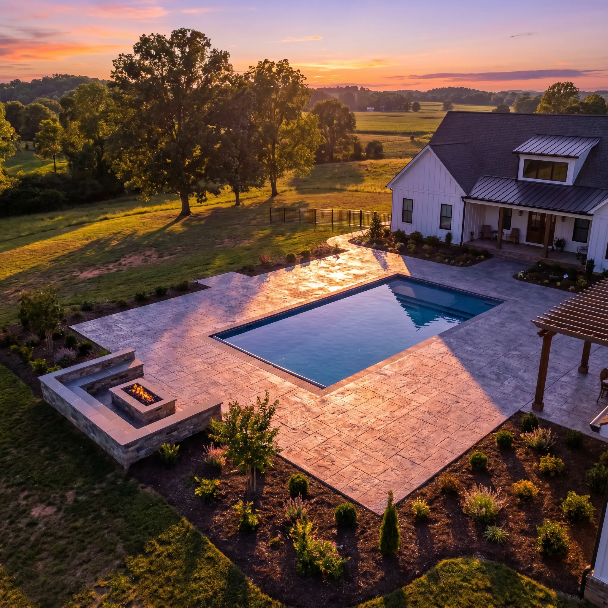 Outdoor living space pavers in Clarksville, TN