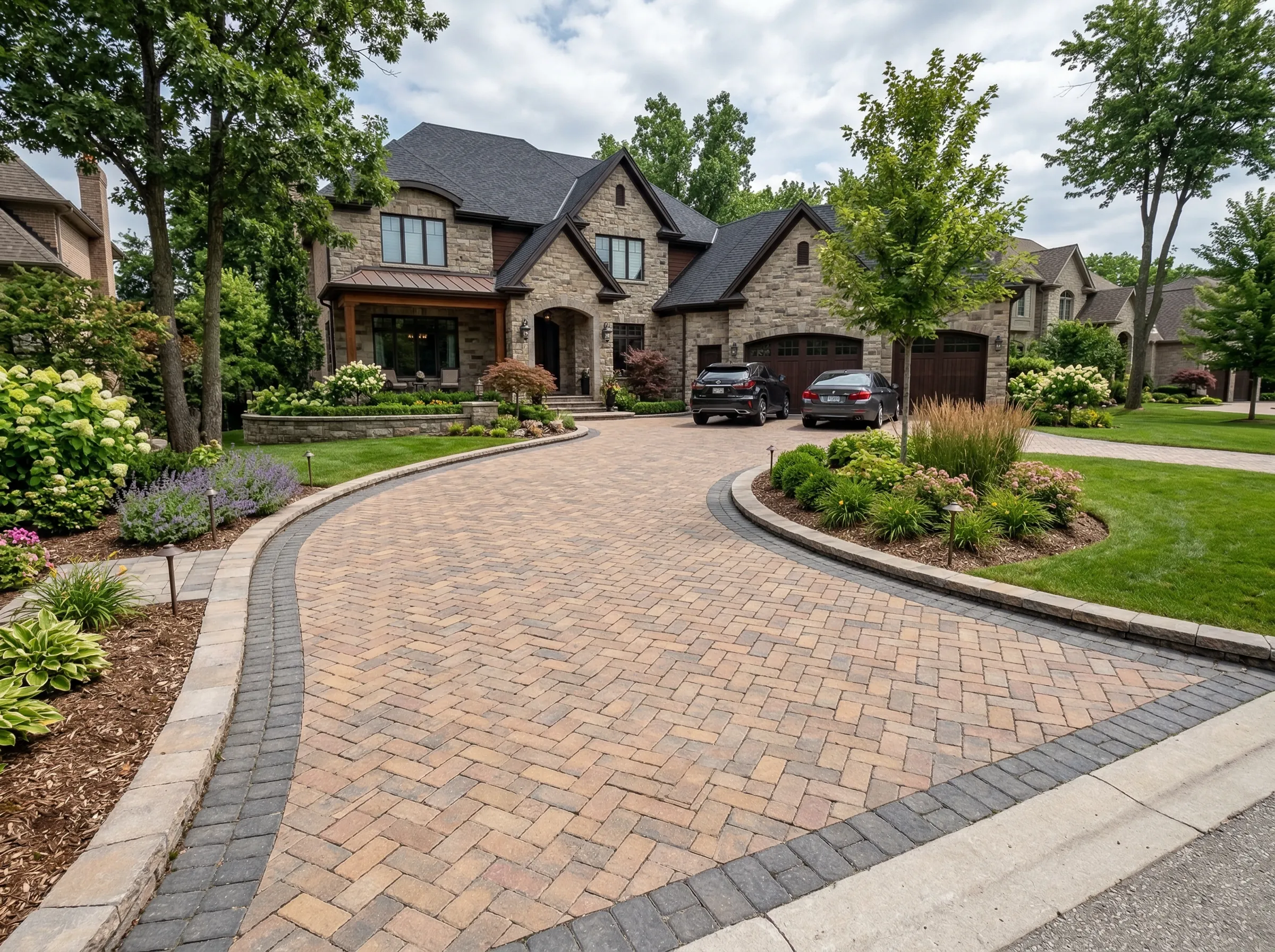 Paver driveway construction in Clarksville, TN