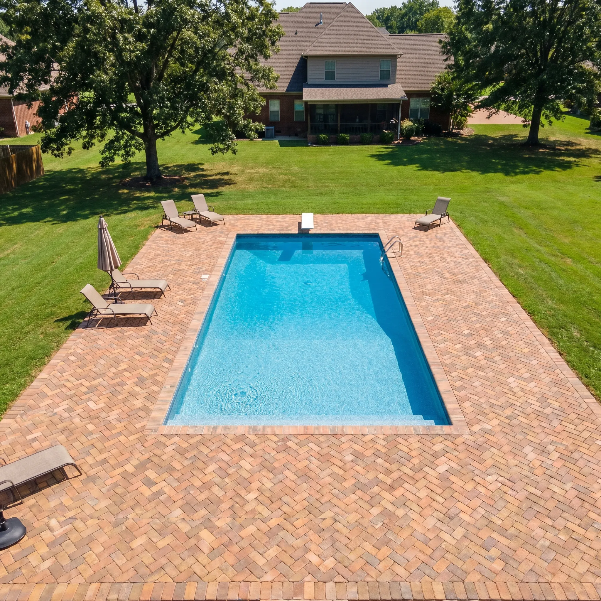 Interlocking pavers for pools in Clarksville, TN