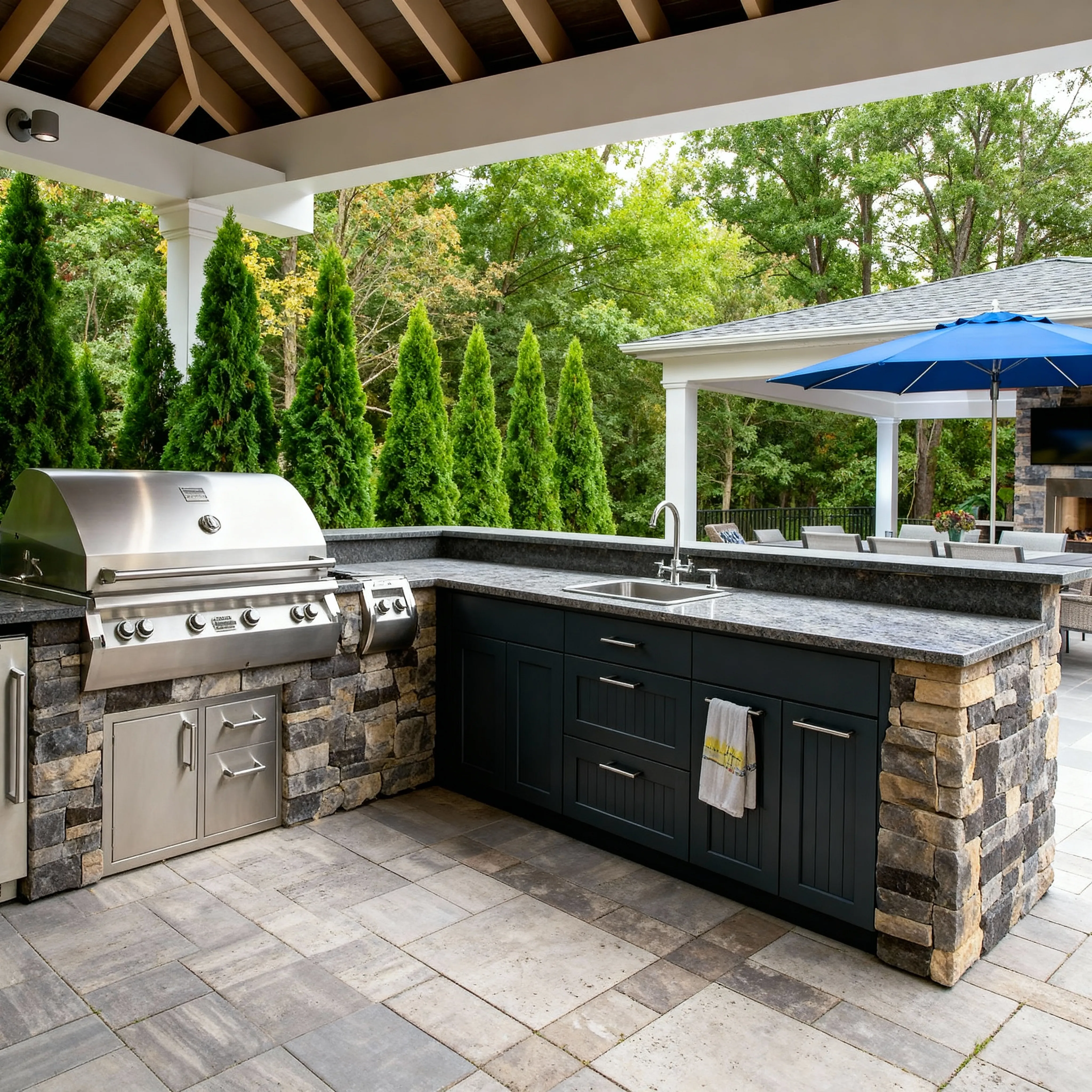Professional outdoor kitchen installation in Clarksville, TN