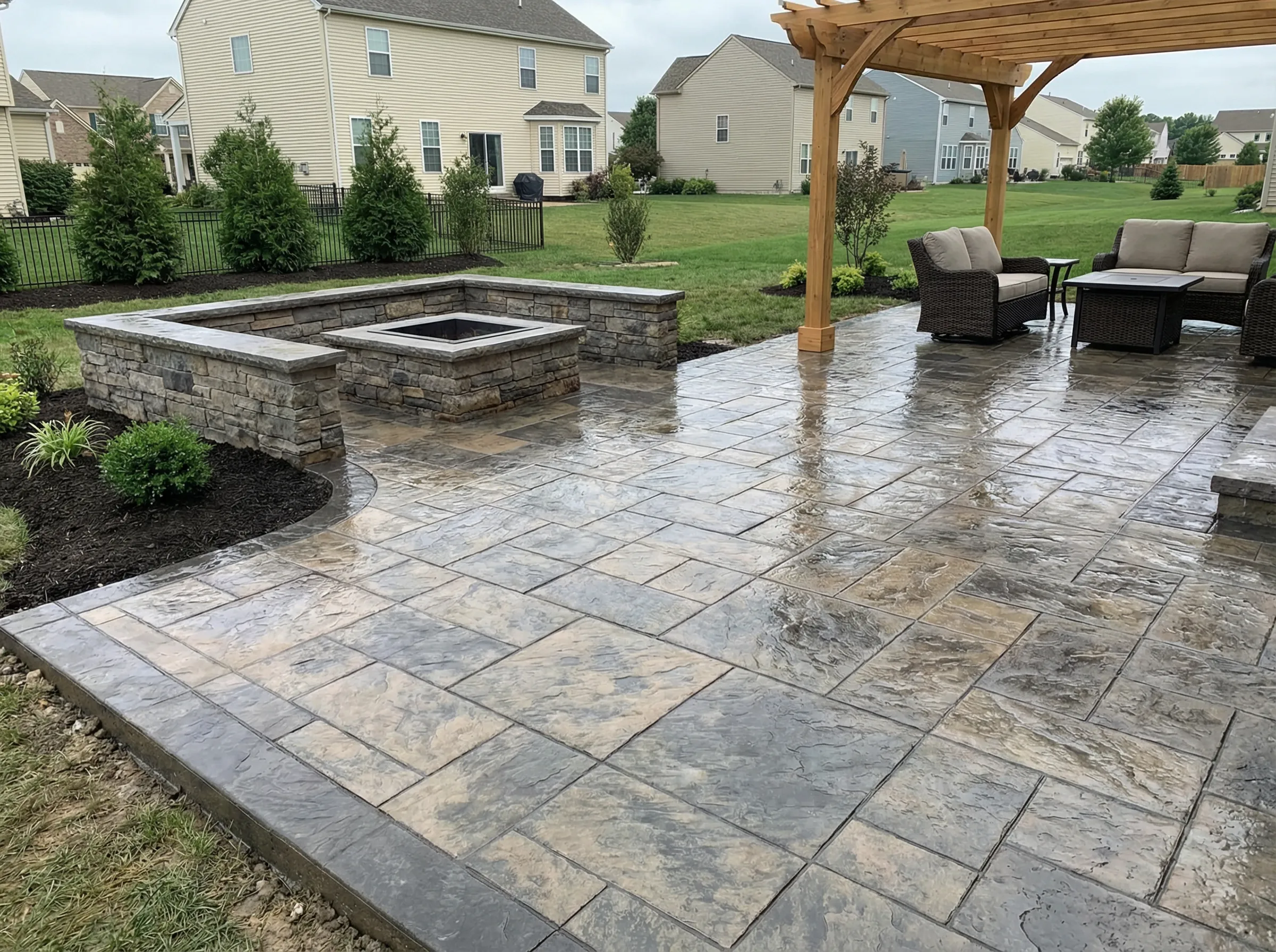 Concrete pool deck installation in Woodlawn, TN