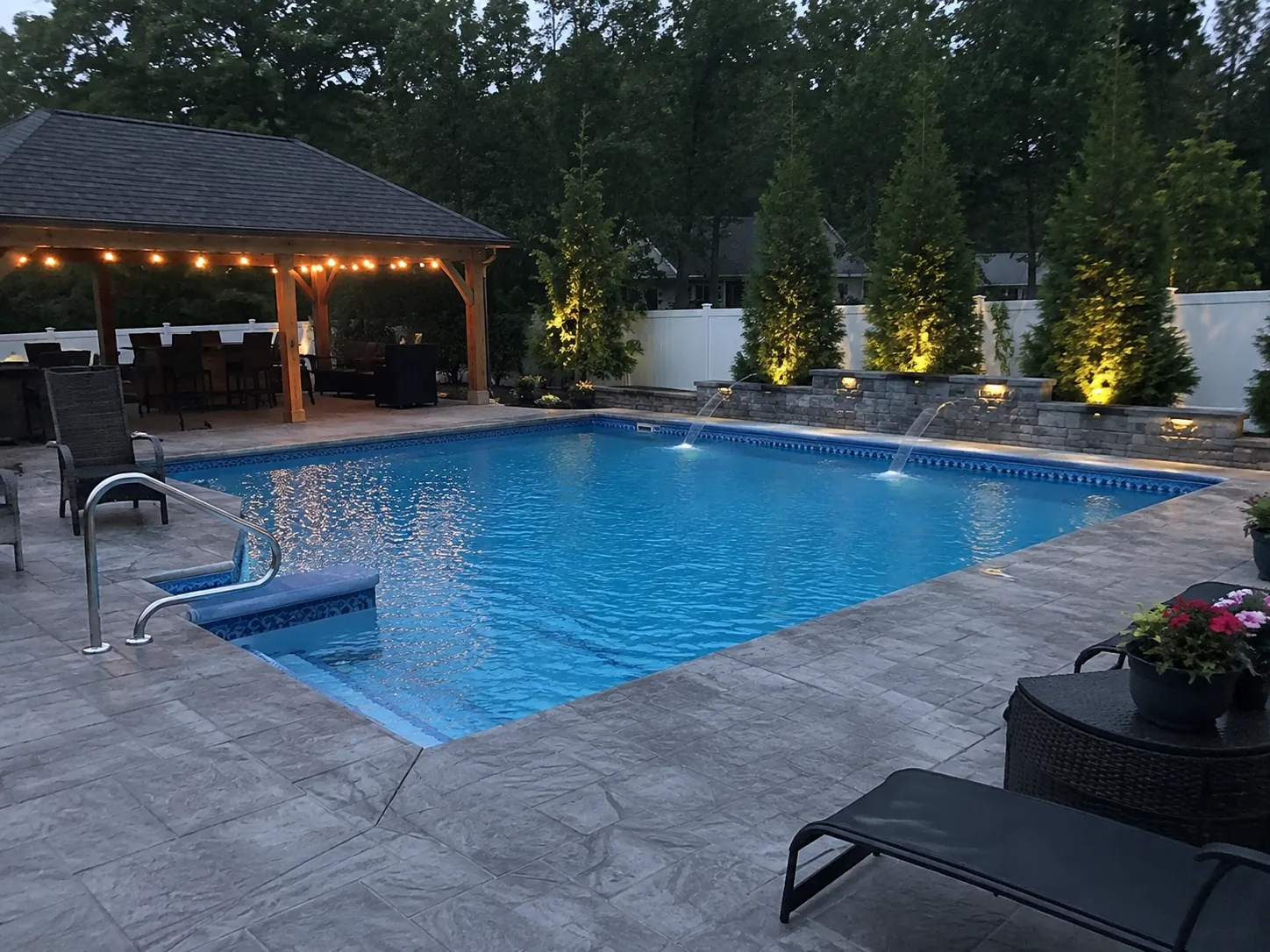 Backyard hardscaping transformation in Middle Tennessee
